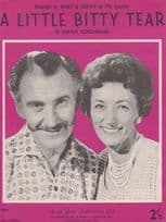 A Little Bitty Tear Mick & Griff 1960s Sheet Music