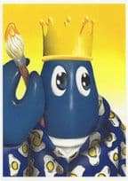 A Lobster Crab Artist With A Paintbrush Award Painting Postcard