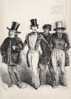 A Man Is Known By JJ Grandville Victorian French Illustrator Art Postcard