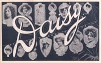 A Name Called Daisy Edwardian Actress Real Photo Postcard