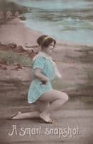 A Smart Snapshot German Real Photo Camera Glamour Old Postcard