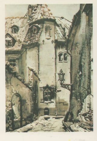 A Street In Old Riga Altriga Latvia Croatia Poland Postcard