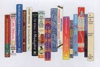 A Tale Of Two Cities Little Women Bookshelf Book Painting Postcard