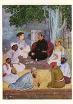 A Young Nobleman Indian Banyan Tree Tambutta 1620 Mughal Painting Postcard