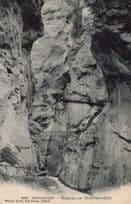 Aareschlucht Aufgang Zur Gletschermuhle Switzerland Postcard