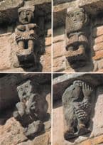 Abbatiale De Payerne Moddilions Transept Sud French Sculpture Postcard