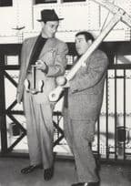 Abbott & Costello Anchors Away Ship Comic Film Photo Postcard