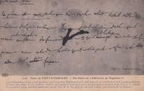 Abdication Of Napoleon Antique French WW1 Postcard