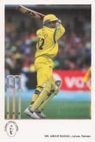 Abdur Razzaq Lahore Pakistan TCCB Classic Cricket Photo Postcard