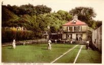 Aberfeldy Tennis Court & Annexe Antique Angus Scottish Postcard