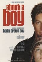 About A Boy Hugh Grant Film Book CD LP Advertising Postcard