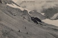 Abstieg Zum Gletscher Eismeer Jungfraubahn Switzerland Postcard