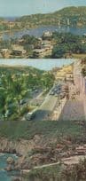Acapulco Bay Boulevard 3x 1960s Postcard s