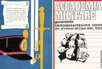 Accademia Militare Military Academy of Modena Italy 2x 1970s Postcard s