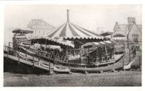 Accrington Lancashire Fair Vintage Thrill Ride PB Postcard Photo