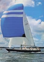 Actaeon Of Hamble Cowes Regatta Racing Sailing Boat Southampton Postcard