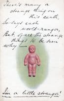 Action Man Baby Plastic Toy Comic Humour Postcard
