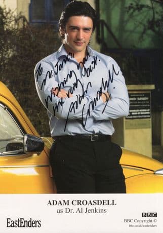 Adam Croasdell as Dr Jenkins Eastenders Hand Signed Cast Card Photo
