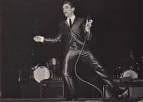 Adam Faith Live In Concert in 1961 Photo Postcard