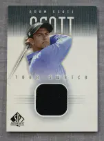 Adam Scott 2001 Tour Swatch Worn Shirt Golf Rare Limited Edition Card