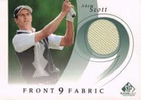 Adam Scott Front 9 Fabric 2002 Upper Deck Authentic Shirt Card