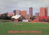 Adelaide Cricket Ground & Skyline Stunning Aerial Australian Postcard