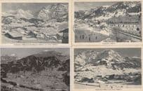 Adelboden 1356m 4x Antique Switzerland incl Real Photo Postcard s