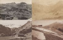 Adelboden 4x Rare Antique Switzerland Postcard s