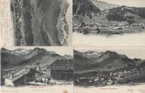 Adelboden Alphutten 4x Antique Berne Switzerland Postcard s