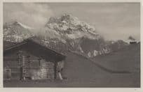 Adelboden Der Lohner Von Furen Aus Switzerland Old Postcard