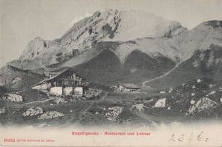 Adelboden Gross Lohner Switzerland Old Postcard