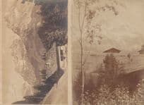 Adelboden Grosslonner 2x Antique Switzerland Postcard s