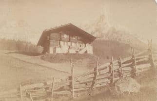 Adelboden Grosslonner Antique Switzerland Postcard