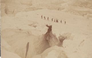 Adelboden Guided Mountain Snow Tour Antique Switzerland Postcard