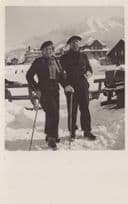 Adelboden Holiday 1935 Postcard From Hotel Real Photo