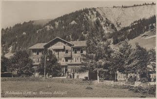 Adelboden Hotel Pension Hari Schlegeli Switzerland Postcard