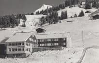 Adelboden Jungendhaus Alpina Real Photo Switzerland Postcard