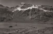 Adelboden Klubhaus Restaurant WW2 1940 RPC Switzerland Postcard