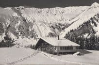 Adelboden Restaurant Aebi Albristhorn Swiss Postcard