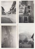 Adelboden Shops Cattle 4x Small Original 1950s Swiss Photo s