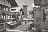 Adelboden Switzerland Bakers Backerei Dorfstrasse Shop Postcard