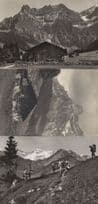 Adelboden Switzerland Bunderlen 3x Old Postcard s