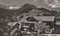Adelboden Vereinshaus Hostel Rare Switzerland Real Photo Postcard