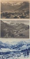 Adelboden Wildstrubel Switzerland 3x Antique Swiss Postcard s