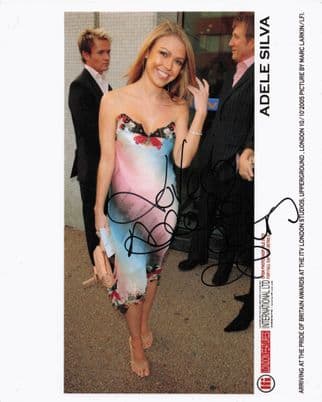 Adele Silva Emmerdale Actress & Model 10x8 Hand Signed Photo Please Read