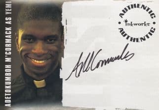 Adetokumboh M'Cormack Lost TV Show Autograph Card Photo