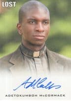 Adetokumboh McCormack Yemi Lost TV Show Hand Signed Photo Card