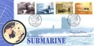 Admiral Anthony Whetstone Silent Service WW2 Submarine Benham Hand Signed FDC