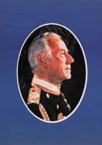 Admiral Of The Fleet British Earl Mountbatten Of Burman Postcard