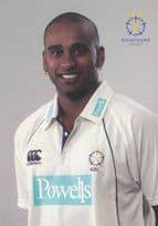 Adrian Mascarenhas Hampshire Cricket Player Rose Bowl 2008 Postcard